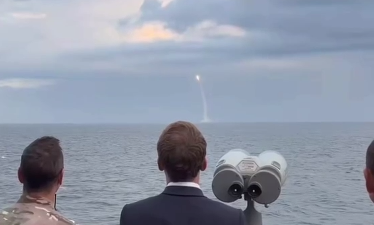 Francia probó por primera vez una versión mejorada del misil M51 desde un submarino